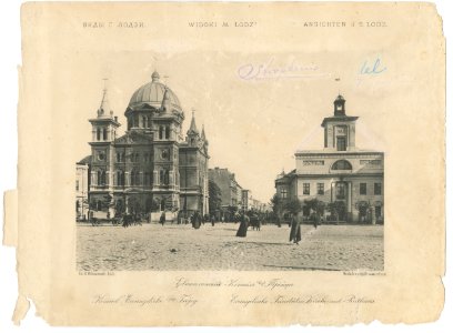Bronisław Wilkoszewski, „Widoki m. Łodzi” – Kościół Ewangelicki Stej. Trójcy - 2096-23