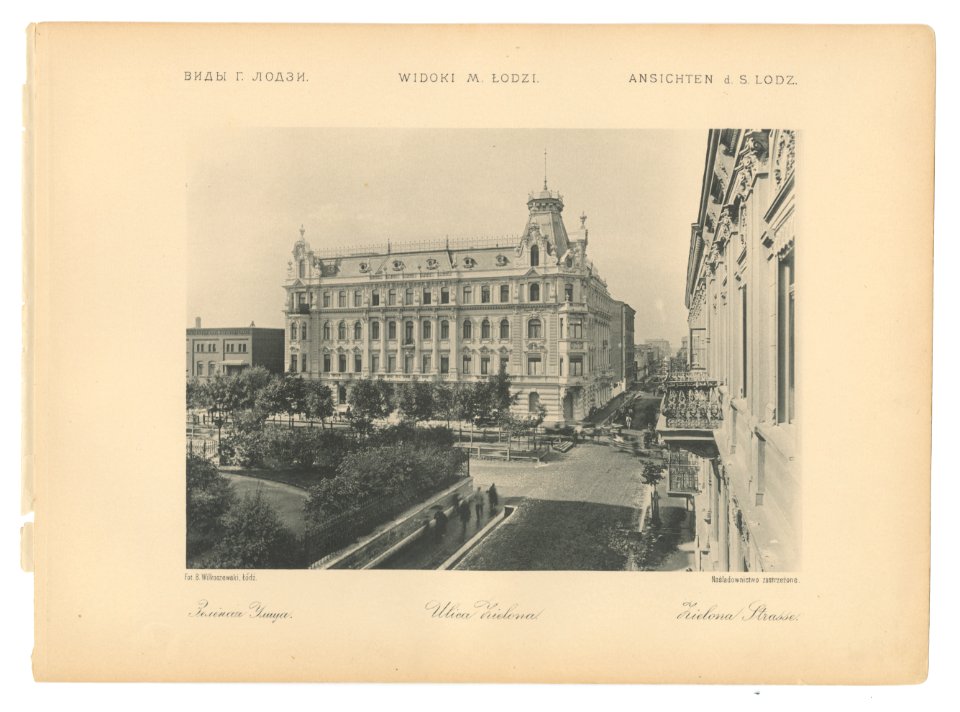 Bronisław Wilkoszewski, „Widoki m. Łodzi” – Ulica Zielona
