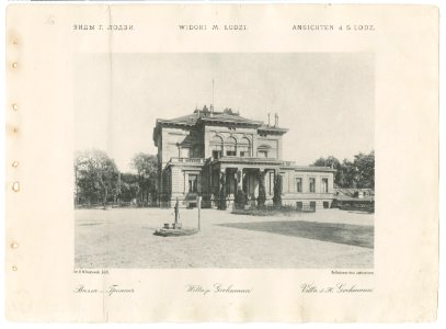 Bronisław Wilkoszewski, „Widoki m. Łodzi” – Willa p. Grohmann -2096-14
