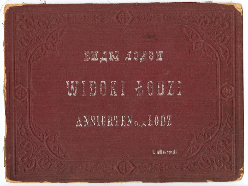 Bronisław Wilkoszewski, „Widoki m. Łodzi”, okładka awers -812