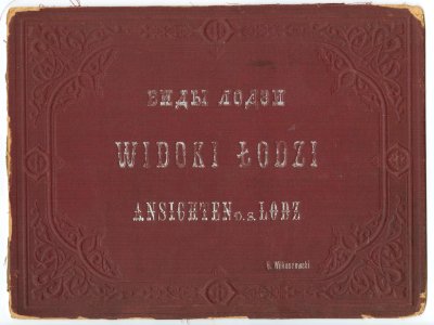 Bronisław Wilkoszewski, „Widoki m. Łodzi”, okładka awers -812