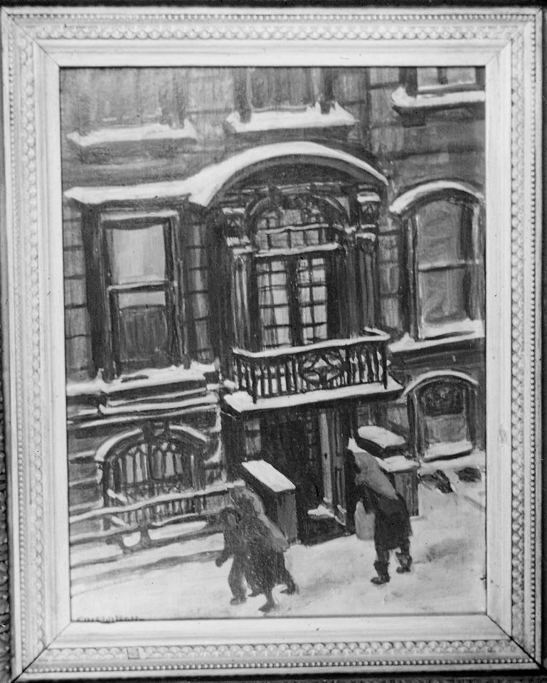 Brownstones in Winter - NARA - 559149