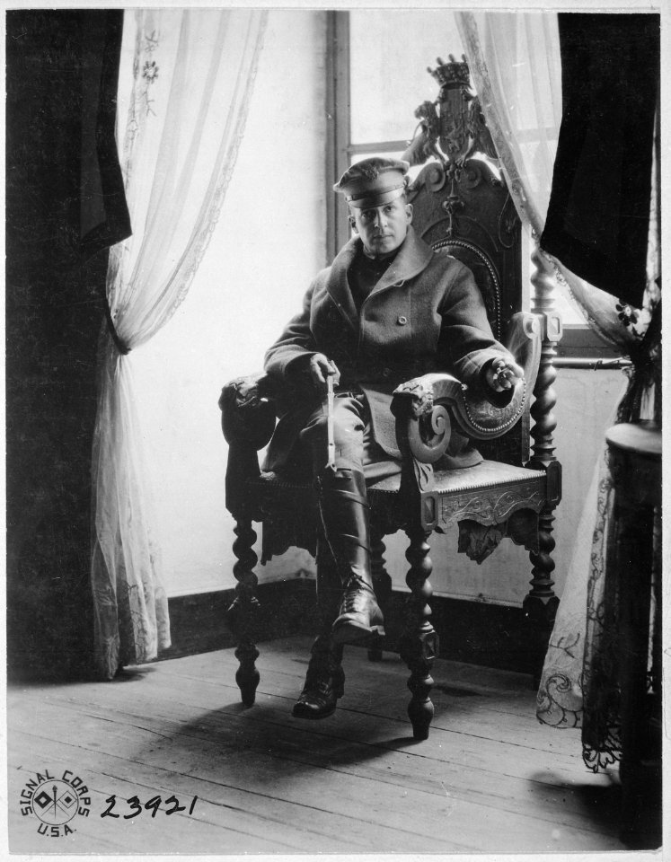 Brigadier General Douglas MacArthur cleaned up after the Germans left and restored what he could of the original splendo - NARA - 530758