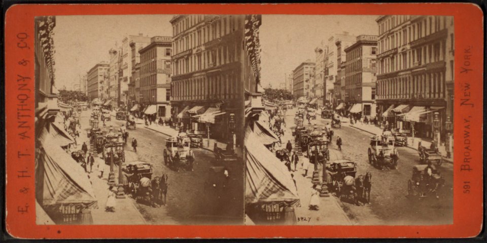 Broadway from Broome Street, looking up, by E. & H.T. Anthony (Firm) 2
