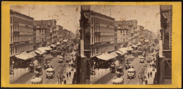 Broadway, looking north from Houston Street, by E. & H.T. Anthony (Firm) photo