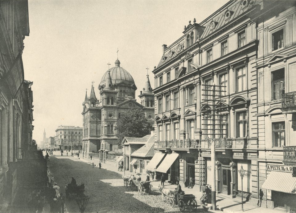 Bronisław Wilkoszewski – widok na Nowy Rynek (Piotrkowska)