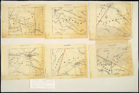 Campaign Maps Exhibiting the...Line of March of The Army of Georgia From Goldsboro, N.C., to Avens Bridge, N.C., From... - NARA - 305617