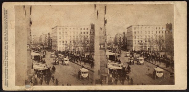 Broadway from Murray Street, looking north, by E. & H.T. Anthony (Firm)