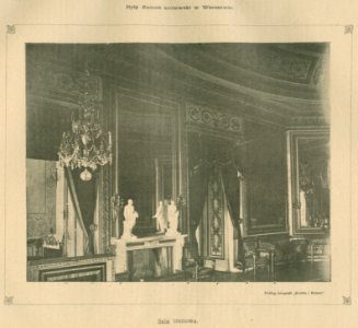 Były Zamek Królewski w Warszawie Sala Tronowa Podług fotografii Kostka i Mulert (82394)