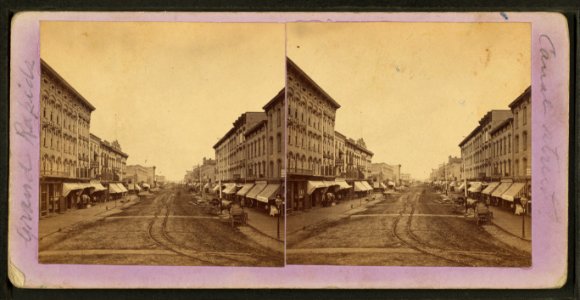 Canal Street, Grand Rapids, by Baldwin, Schuyler C. (Schuyler Colfax), 1823-1900