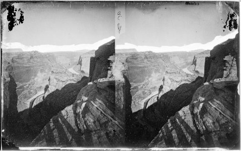 Canyon of the Colorado River Utah, twenty five miles above mouth of Paria Creek, 1873 - NARA - 519755