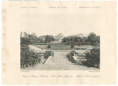 Bronisław Wilkoszewski, „Widoki m. Łodzi” – Park i Pałac w Julianowie -2096-10
