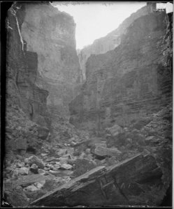 CANYON OF KANAB WASH, LOOKING NORTH, OR GRAND GULCH, ARIZONA - NARA - 524215