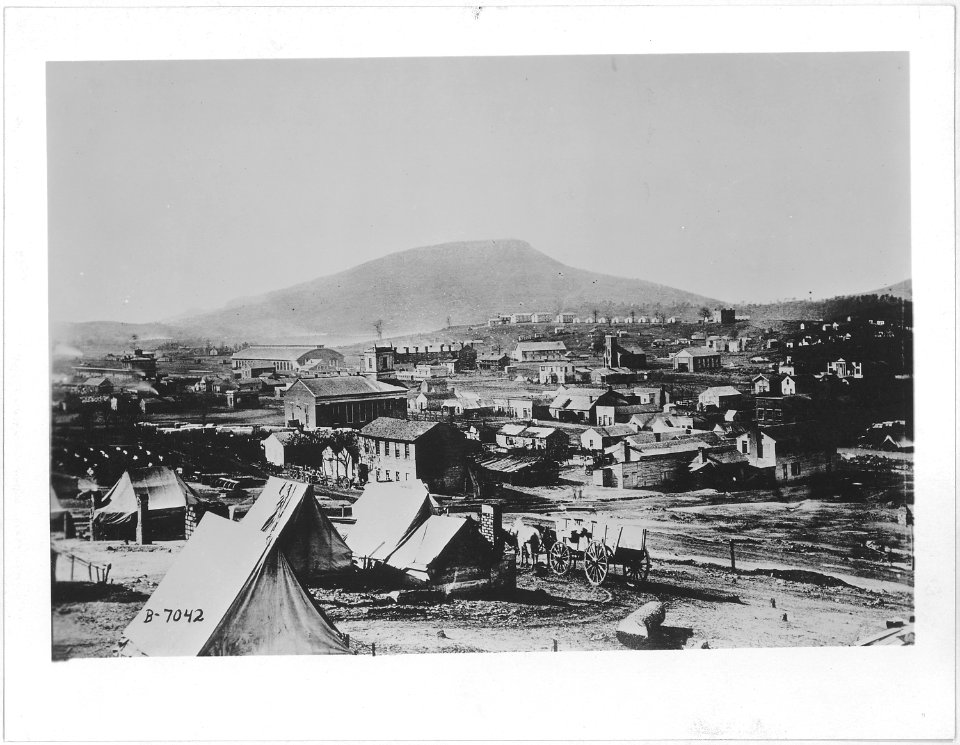Chattanooga in time of war. sec. I (Collection of Capt. W.C. Margedant. Ch(ief) of Top. Engrs. under Gen. Rosencrans.) - NARA - 530466