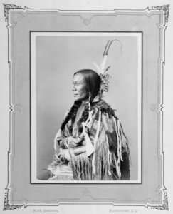 Bulls Ghost-Tah-Tun-Ka-We-Nah-Hi. Yanctonai Sioux, 1872 - NARA - 519016 photo