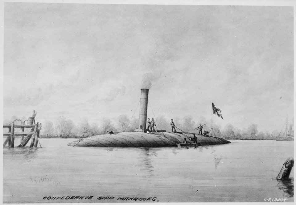 C.S.S. Manassas, armored ram, 1904 - NARA - 512991