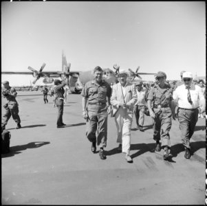 Christmas Special - Bob Hope and his star-studded cast touched down at Pleiku Air Base, Vietnam, December 19, 1966... - NARA - 542299