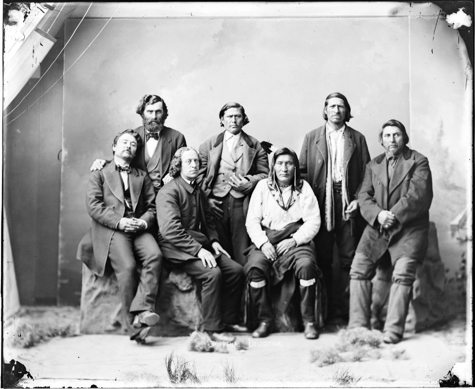 Chippewa delegation - NARA - 523620