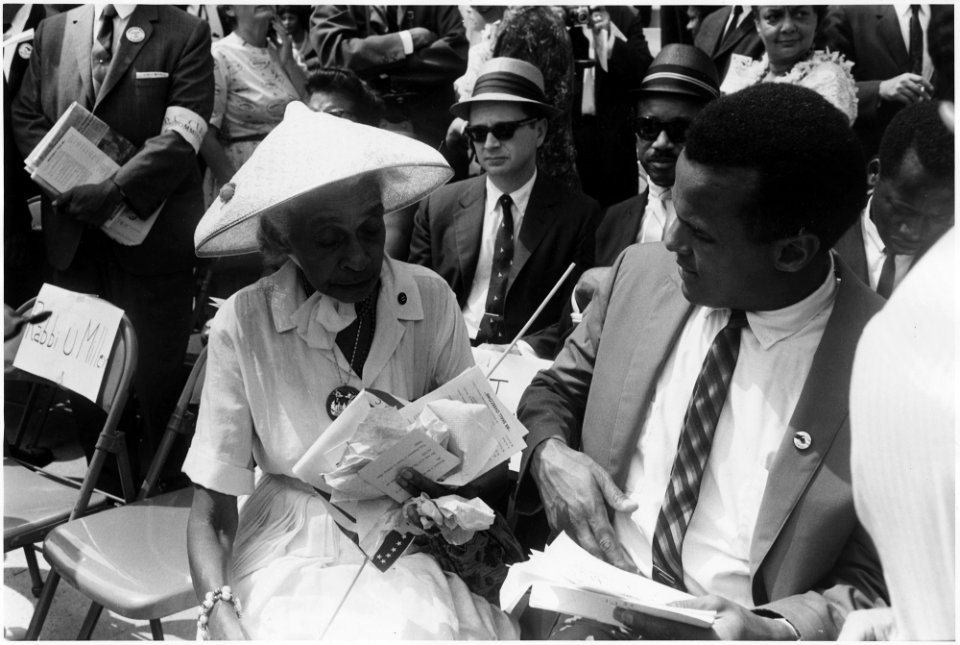 Civil Rights March on Washington, D.C. (Actor Harry Belafonte.) - NARA - 542067