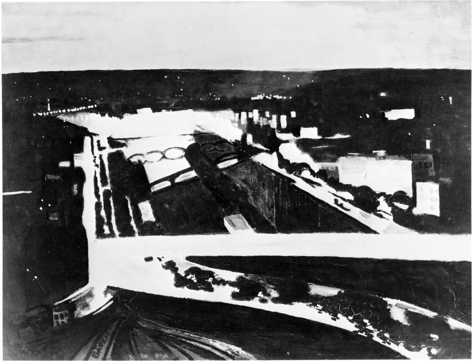 City at Evening, 1933 - NARA - 541943
