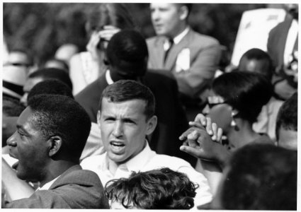 Civil Rights March on Washington, D.C. (Faces of marchers.) - NARA - 542070 photo
