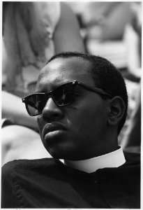 Civil Rights March on Washington, D.C. (A male marcher.) - NARA - 542033 photo