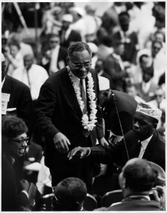 Civil Rights March on Washington, D.C. (Dr. Ralph Bunche.) - NARA - 542041