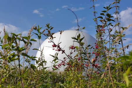 Radar dish antennas raisting photo