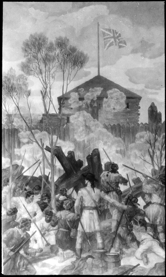 Clark's attack on Fort Sackville - NARA - 518212