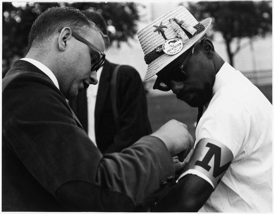 Civil Rights March on Washington, D.C. (Male marchers.) - NARA - 542012