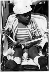 Civil Rights March on Washington, D.C. (Young child in a stroller.) - NARA - 542040 photo