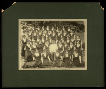 Chorus of the Bulgarian Girls' High School of Thessaloniki in 1911