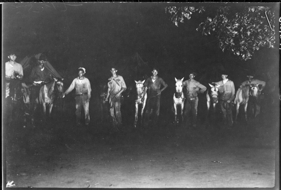 Chinandega, Nicaragua. Marines and Bluejackets who returned with ballot box from Somotillo. They started out with Bulloc - NARA - 532591