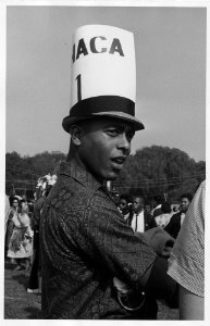Civil Rights March on Washington, D.C. (A male marcher.) - NARA - 542052 photo