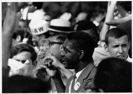 Civil Rights March on Washington, D.C. (Faces of marchers.) - NARA - 542071 photo