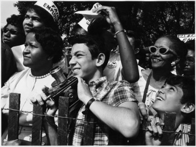 Civil Rights March on Washington, D.C. (Marchers.) - NARA - 542004 photo