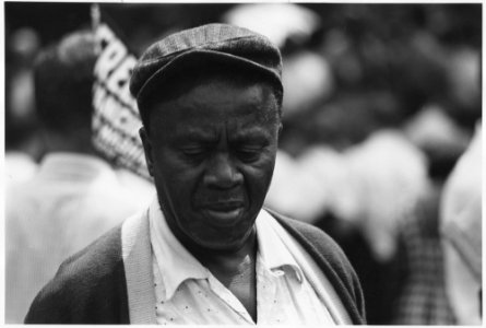 Civil Rights March on Washington, D.C. (A male marcher.) - NARA - 542034 photo