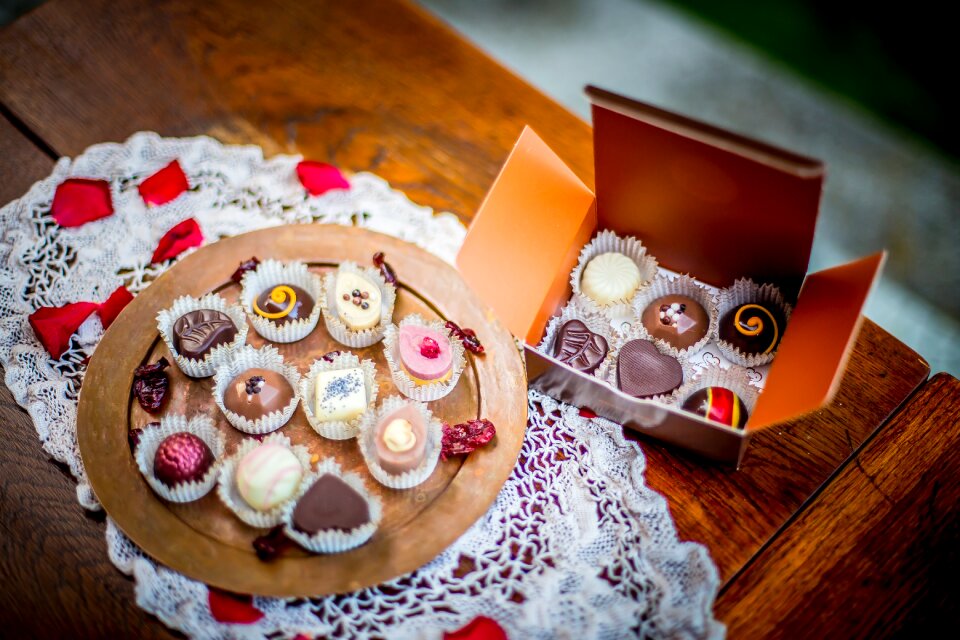 Gift chocolates smile chocolate
