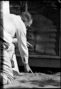 Colorado River Relocation Center, Poston, Arizona. William Hoffman, Chief of the Fire Protection Se . . . - NARA - 537290