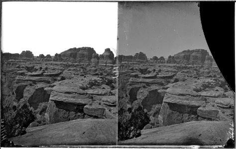 Colorado River. Junction of Grand and Green on top, just west of Junction. (no water shows in the - NARA - 517961