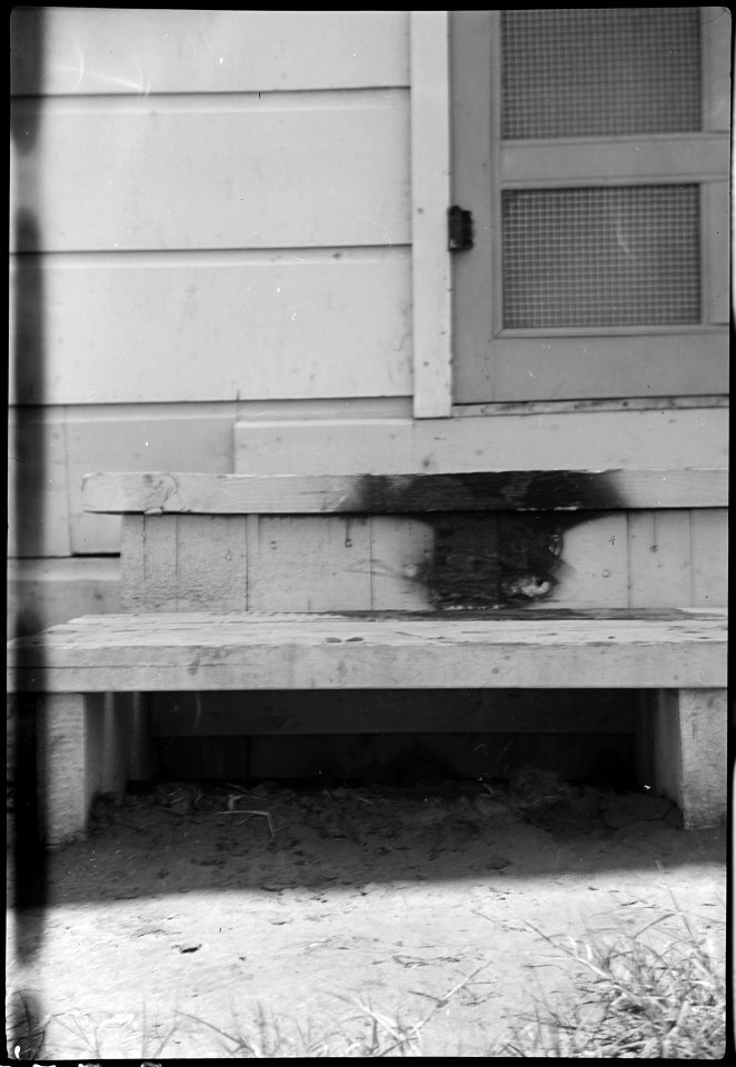 Colorado River Relocation Center, Poston, Arizona. Slight damage done by fire believed (to be) ince . . . - NARA - 537292