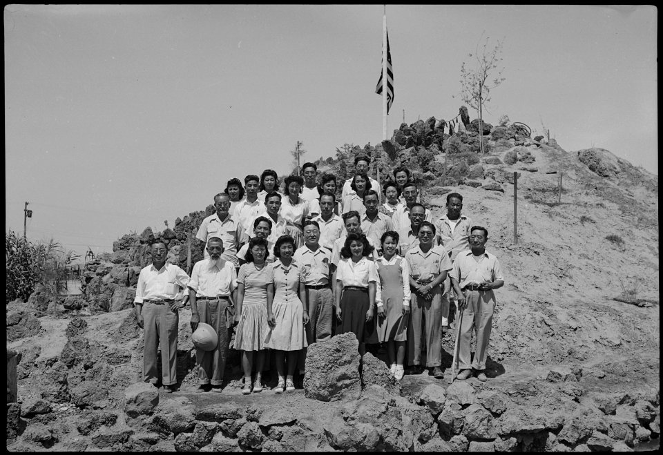 Colorado River Relocation Center, Poston, Arizona. Overall Community Council of the three units wit . . . - NARA - 537297