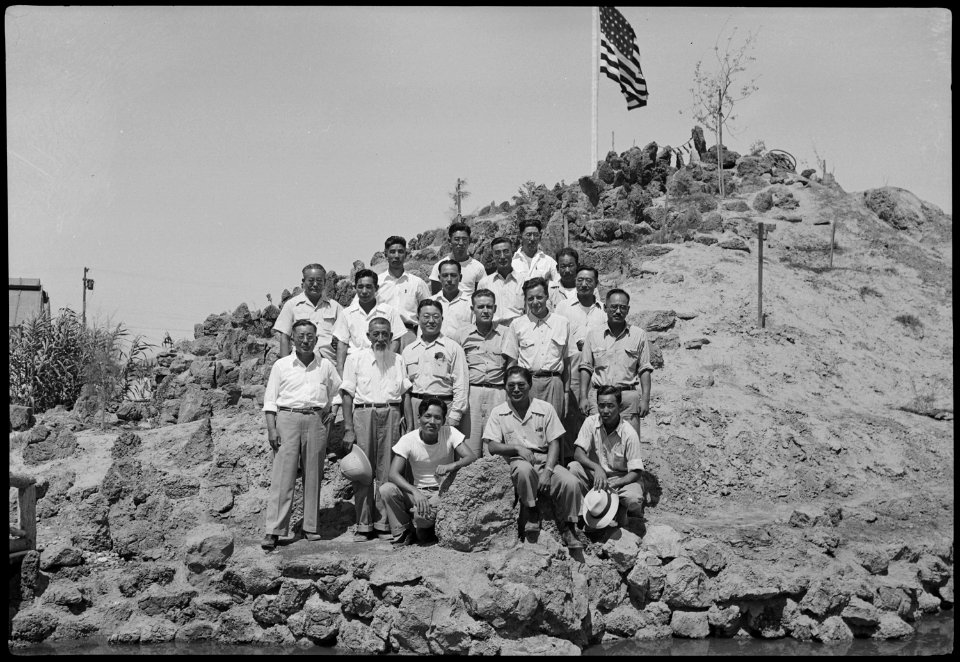Colorado River Relocation Center, Poston, Arizona. Overall Community Council of the three units. J . . . - NARA - 537296