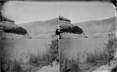 Colorado River. Glen Canyon, high water, 1872. Old nos. 294, 403, 413, 848. - NARA - 517982 photo