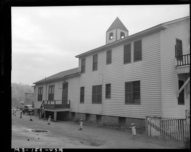 Community Center. Barrackville, West Virginia. - NARA - 540305
