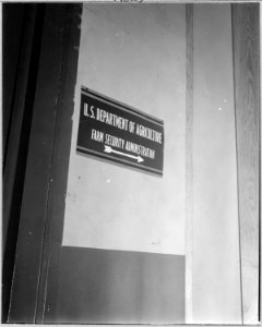 Coosa Valley, Alabama. Field office sign - Talladega - NARA - 522672