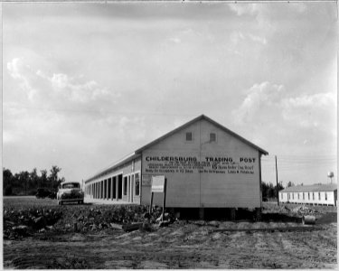 Coosa Valley, Alabama. New store construction - Childersburg. - NARA - 522657