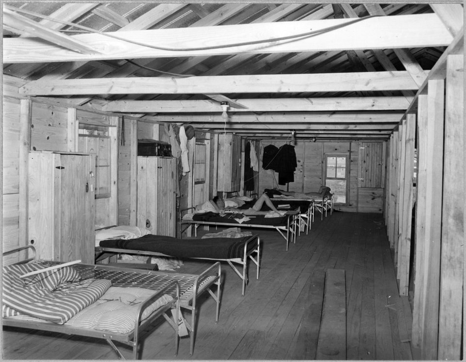 Coosa Valley, Alabama. Newly completed bunk house over dry cleaning establishment at Childersburg. - NARA - 522592
