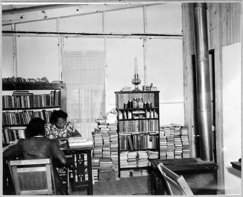 Coosa Valley, Alabama. Interior of FSA temporary home occupied by (African-American) tenant. - NARA - 522673