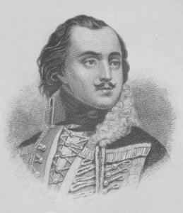Count Casimir Pulaski. Copy of engraving by H. B. Hall, published 1871., ca. 1900 - 1982 - NARA - 530955